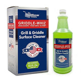 Griddle-Whiz Grill & Griddle Cleaner | Removes Grease, Food Residue, Burnt On Organics | Non-Toxic High Heat Flat Top Grill Cleaner & Food Contact