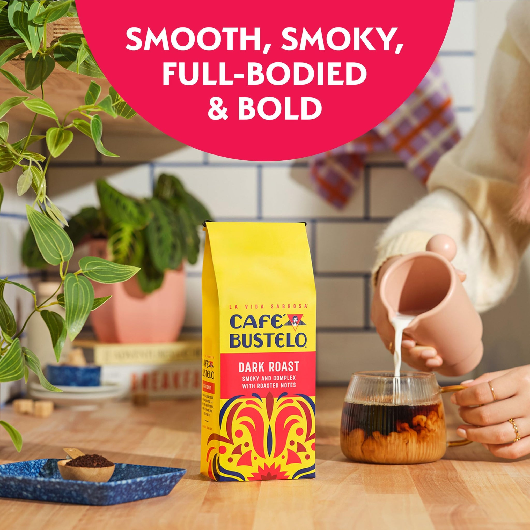 Café Bustelo Dark Roast Ground Coffee 11 Ounce Bag
