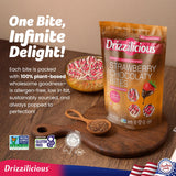 Drizzilicious Strawberry Chocolaty Bites, Mini Rice Cakes, 113g, Vegan, Gluten-Free