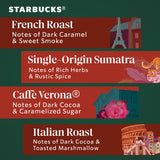 Starbucks K-Cup Coffee Pods, Dark Roast Hot or Iced Coffee, Variety Pack, 96 Keurig Pods