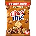 Chex Mix Turtle Snack Mix, Indulgent Snack Bag, Family Size, 13.5 oz