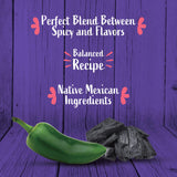 DOÑA LOLA HOT SAUCE, 6.1 Fl.Oz., Made in Mexico, No Artificial Flavors or Colors (Jalapeño Charcoal Roasted)