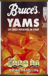 Bruce's Yams Cut Sweet Potatoes in Syrup, 40 Oz