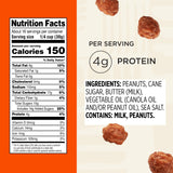 Snak Club Toffee Peanuts, Candied Peanuts with Praline Coat and Sweet Cream, Gluten-Free and Kosher Snack, 17 oz Resealable Bag