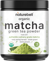 Organic Matcha Green Tea Powder, 1 Pound | Unsweetened with Zero Sugar, Culinary Grade, Potent Early Spring Leaf Harvest, Fine Stone Ground - Vegan