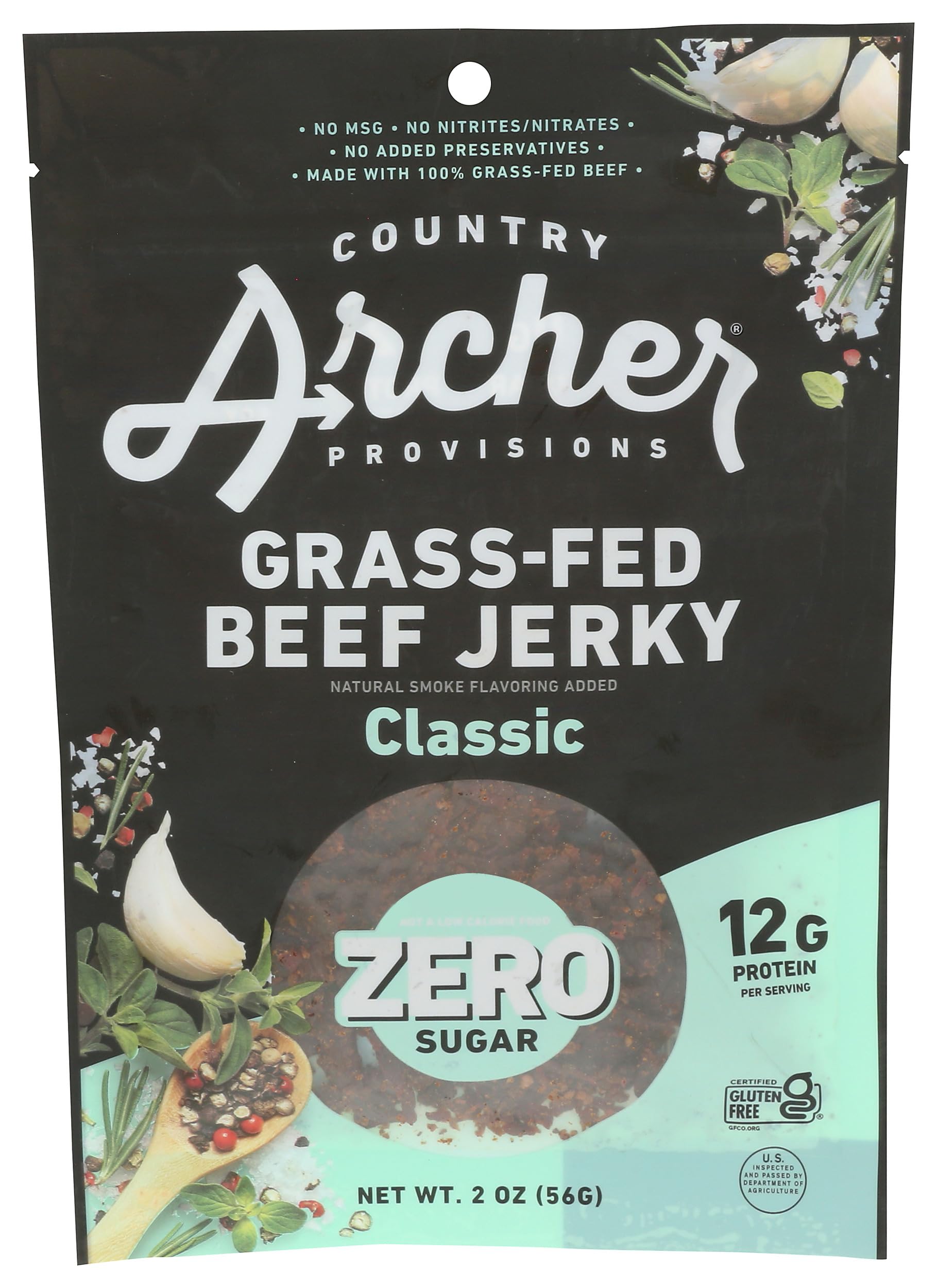 Country Archer, Jerky Beef Original, 2 Ounce