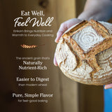 Jovial Organic Einkorn Whole Wheat & Unbleached All Purpose Flour - Bread Baking Flour for Sourdough, High Protein, Non-GMO, Organic Pizza & Pasta