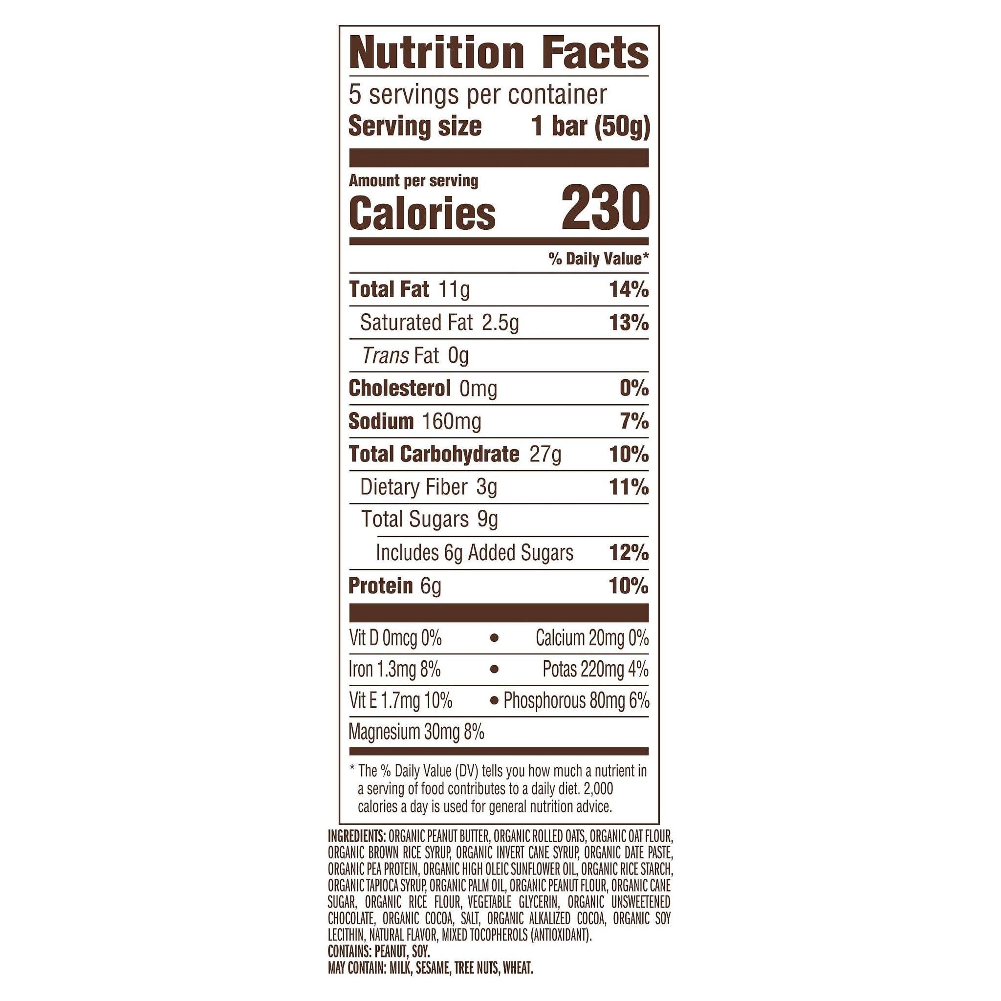 CLIF Nut Butter Bar - Chocolate Peanut Butter - Energy Snack Bars - Non-GMO - USDA Organic - Plant Based - Low Glycemic - 1.76 oz. (5 Pack)