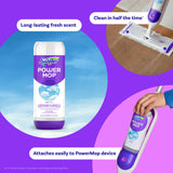 Swiffer PowerMop Liquid Floor Cleaner Refills, Solution for Power Mop, Fresh Scent, 2 Count Mopping Fluid Replacement Bottle, Spray Mops Cleaning