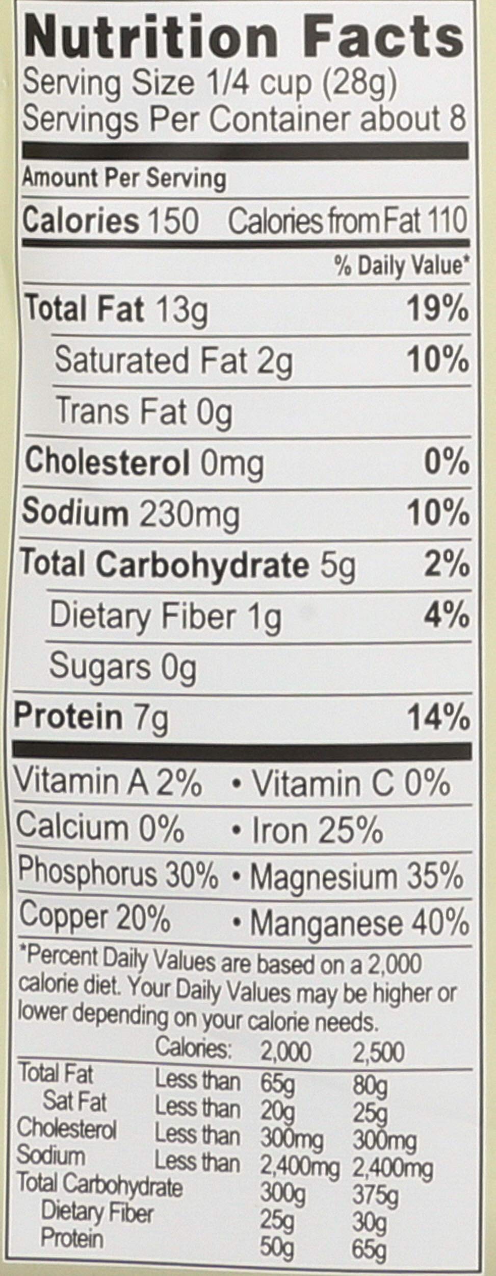 Living Intentions Organic Sprouted Pumpkin Seeds: Salted - NonGMO - Gluten Free - Vegan -Kosher - Paleo - 8 Ounce Unit