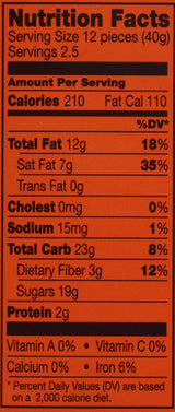Dark Chocolate with Ginger Organic 3.50 Ounces (10 Bars)