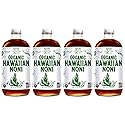 Healing Noni - 100% Pure Noni Juice - USDA Organic, Full Strength, Wellness Drink, Hawaiian-Grown Superfood - (32oz, 4 Pack)