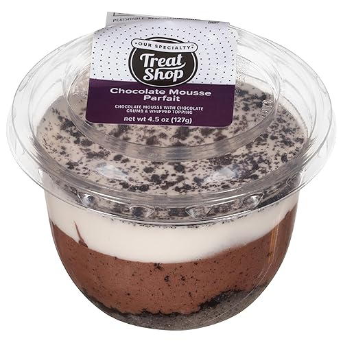 Our Specialty Chocolate Snacks Parfait Cup with Whipped Topping, Single Serve Dessert, 4.5 oz, Frozen