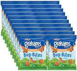 Cinnamon Graham Crackers Bug Bites, Made with Whole Grain, Delicious Snacks for the Whole Family, Stock up and Enjoy them (Pack of 20)