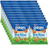 Cinnamon Graham Crackers Bug Bites, Made with Whole Grain, Delicious Snacks for the Whole Family, Stock up and Enjoy them (Pack of 20)