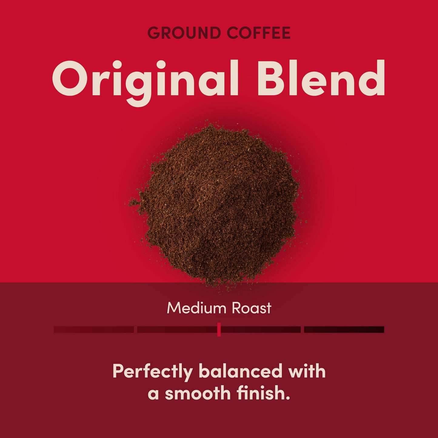 Tim Hortons Original Blend 100% Arabica Ground Coffee Can, 30 Ounces