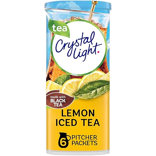 Crystal Light Lemon Iced Tea Drink Mix (6 Pitcher Packets)