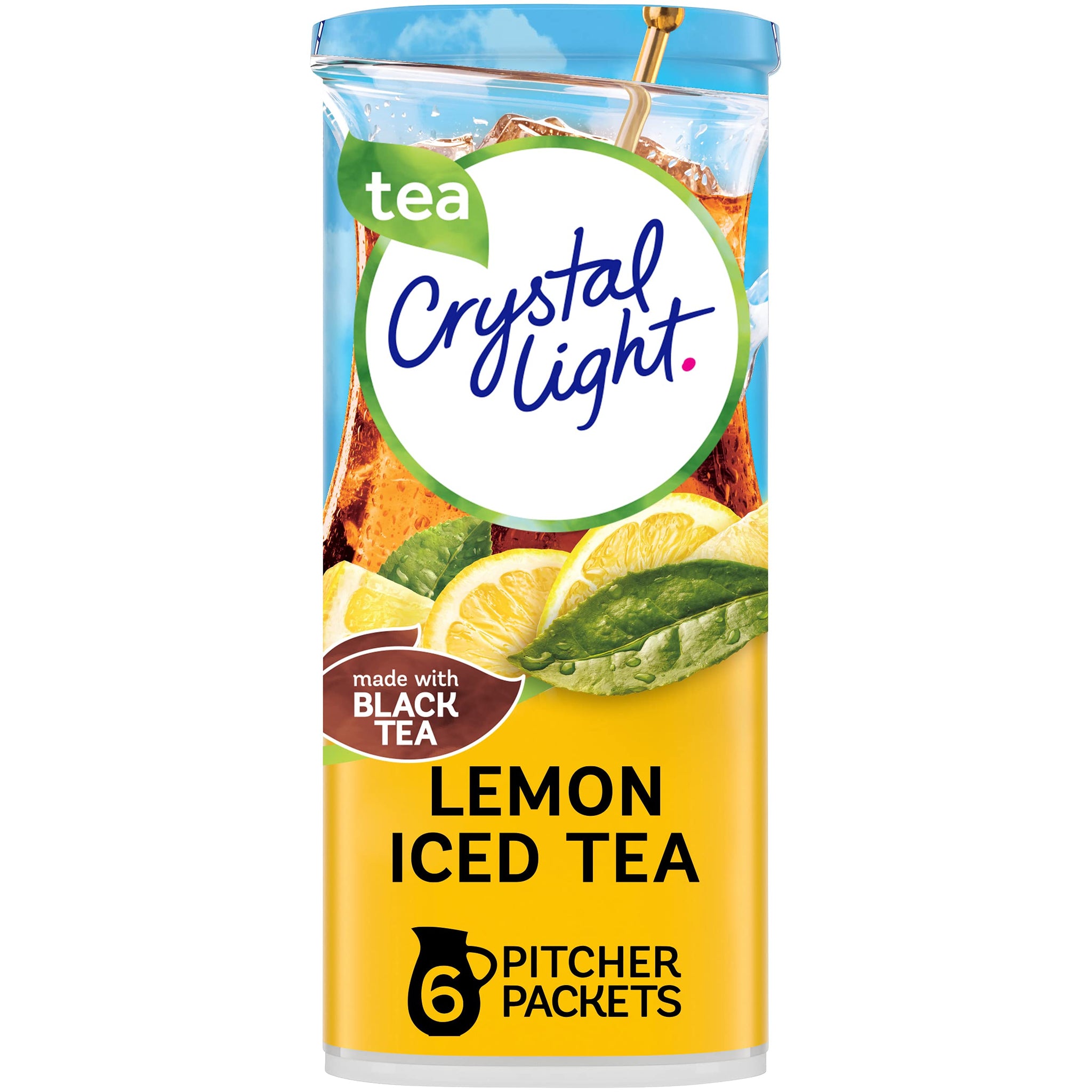 Crystal Light Lemon Iced Tea Drink Mix (6 Pitcher Packets)