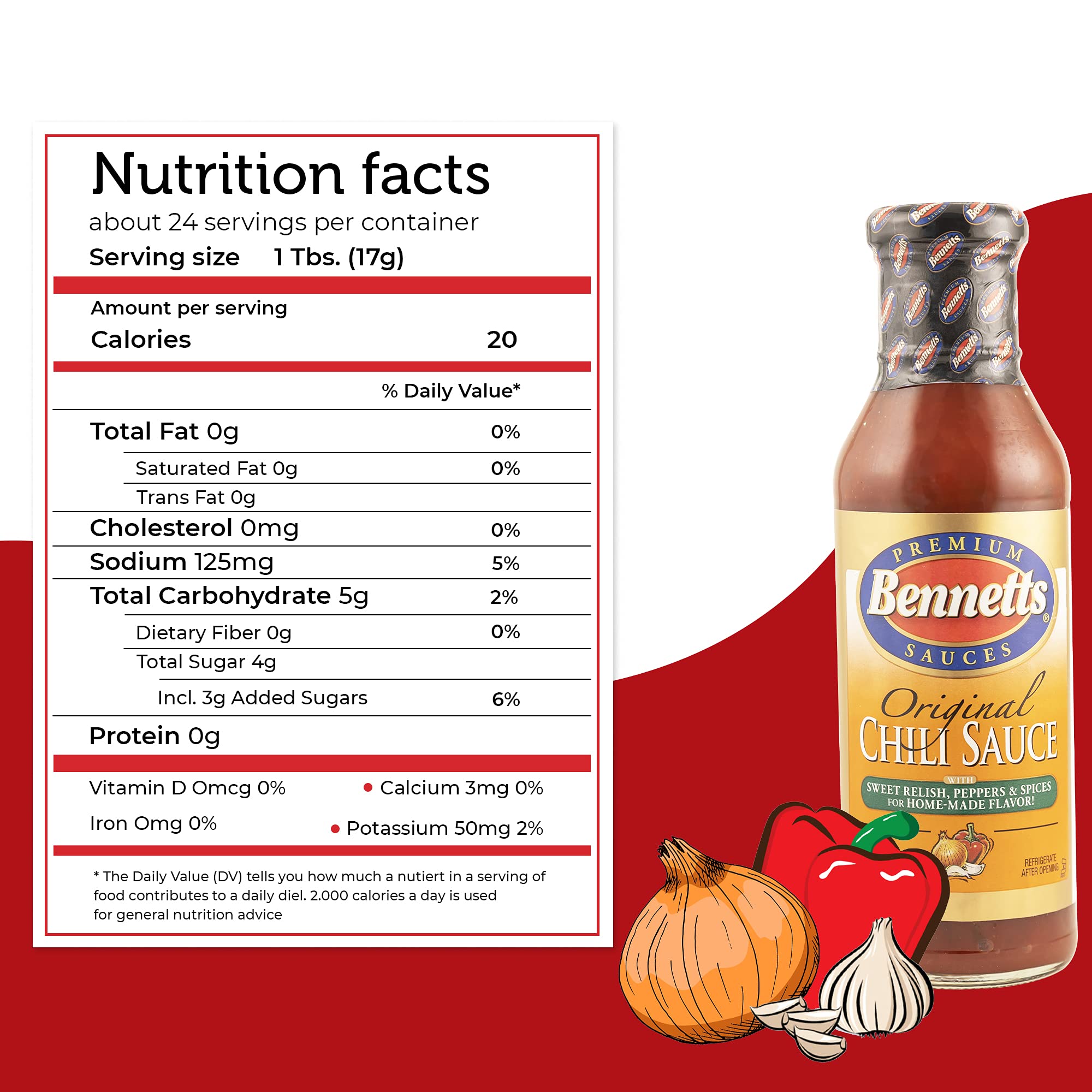 Bennett's Original Chili Sauce, 12 oz Bottle, Pack of 3, Classic Homemade Taste, Kosher Pantry Staple, Sweet and Spicy Sauce for Meatloaf, Sloppy