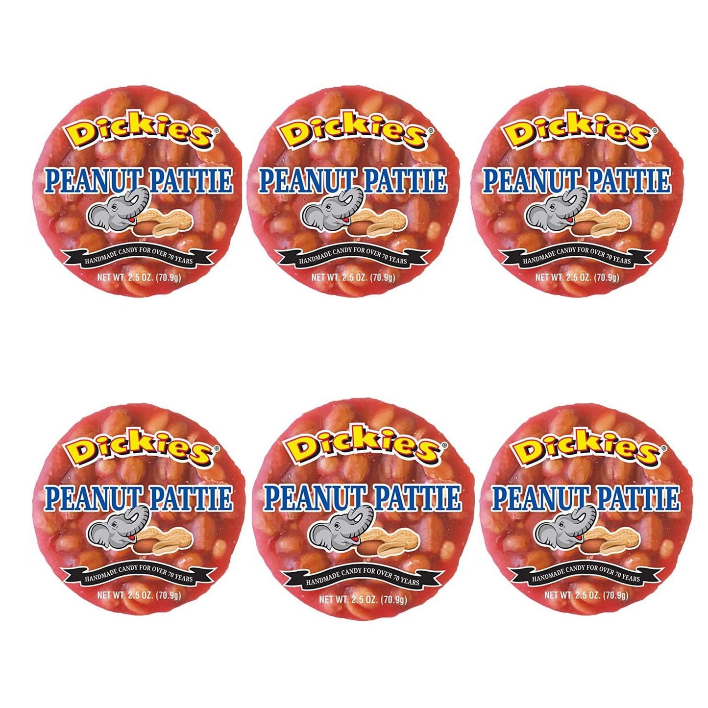 Dickies Peanut Patties 6ct Package