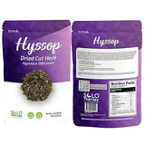 Hyssop Herb, 3 oz, Hyssop Dried Cut Herb, Hyssopus Officinalis, Hyssop Tea, 100% Natural, Resealable Bag, Product from Croatia, Packaged in The USA