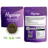 Hyssop Herb, 3 oz, Hyssop Dried Cut Herb, Hyssopus Officinalis, Hyssop Tea, 100% Natural, Resealable Bag, Product from Croatia, Packaged in The USA