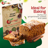 NY SPICE SHOP Ginger Powder - Ground Root - Great Flavor and Highly Aromatic Ground Root Powder - Perfect for Cooking, Baking Gingerbread, Smoothies