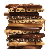 Hormbles Chormbles Protein Candy Bars, Variety Pack, 10g Protein, 0g Sugar, Milk Chocolate, Peanut Butter, Salted Fudge Candy With Crunchy Pieces