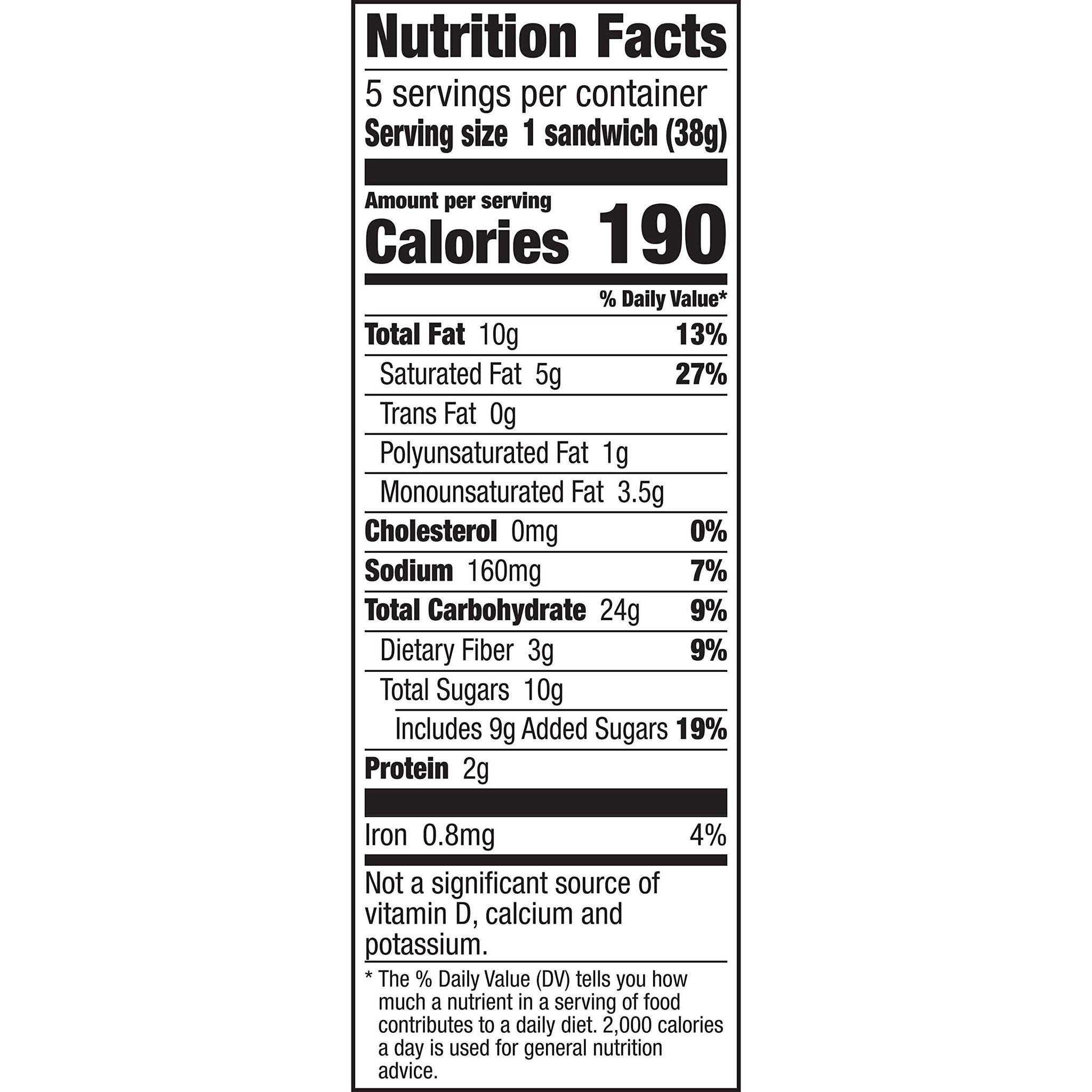 Nature Valley Biscuits, Coconut Butter, Breakfast Biscuits with Coconut Filling, 5 Count