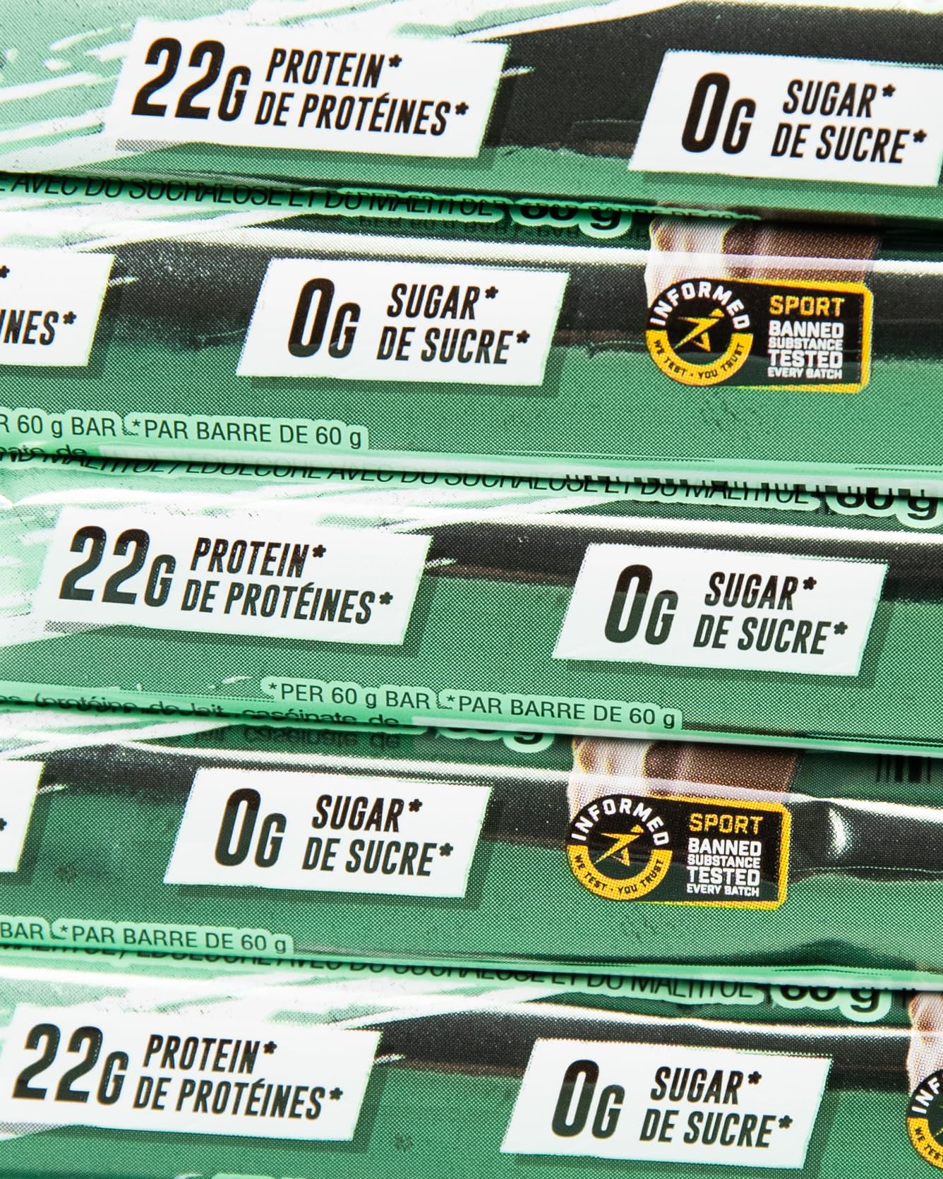 Grenade Low Sugar Protein Bars 12-Pack - Dark Chocolate Mint