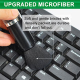 4 Pack Exquisite Duster Brush Kit, Small Dust Brushes, Feather Duster, Soft Fibers, Efficient Dust Removal, Cleaning Tool Perfect for Digital Devices