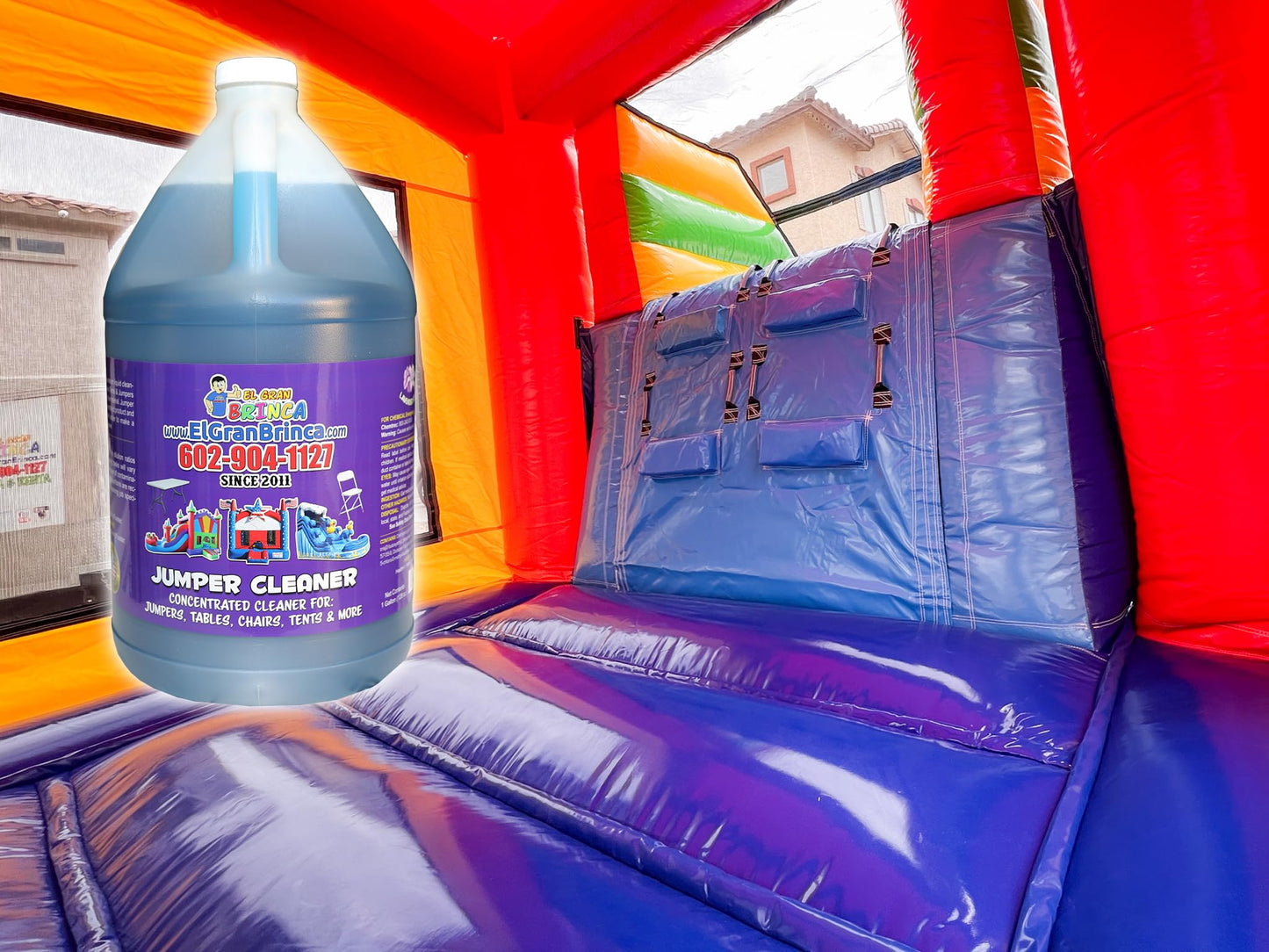 El Gran Brinca EL GRAN BRINCA Jumper Cleaner for any inflatable, tables, chairs, tents | 1 Gallon