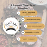 Borsari Seasoned Salt 2-Shaker Gift Set - Citrus & Original Blends - Gourmet Seasonings For Steak, Fish, Poultry, & More - (4oz Shaker Bottles)