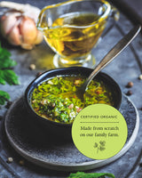 Orchard Pond Organic Chimichurri - Traditional Argentine Recipe, Perfect for Grilled Steak, Roasted Vegetables & More, 4oz