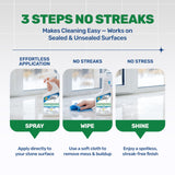 Black Diamond Stoneworks Granite Counter Cleaner: USDA Certified BIOBASED- Safe for Granite and other stone countertops. Safe for food contact formula