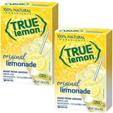Lemonade Packets Bundle. Includes Two-10 Ct Boxes of Treu Lemon Lemonade Mix in a Good For My Home Box. Total of 20 Lemonade Powdered Drink Mix