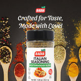 Badia Italian Seasoning 1.25 oz - Classic Herb Blend with Basil, Oregano, Rosemary & Thyme