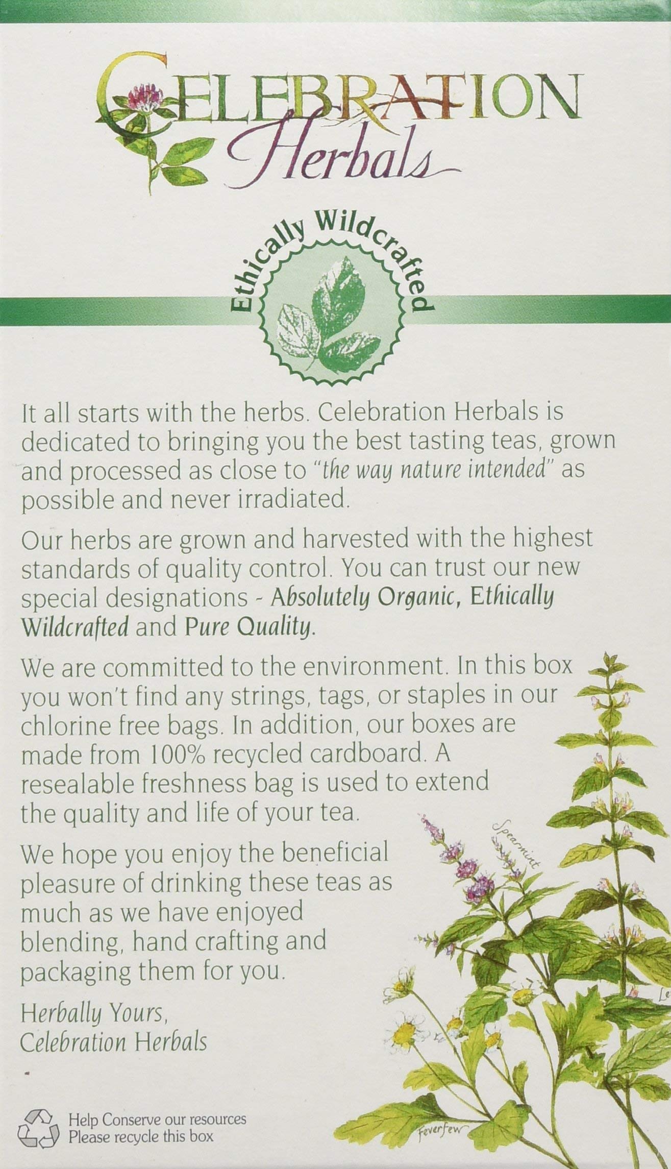 Celebration Herbals Cats Claw Inner Bark, 24 Herbal Tea Bags