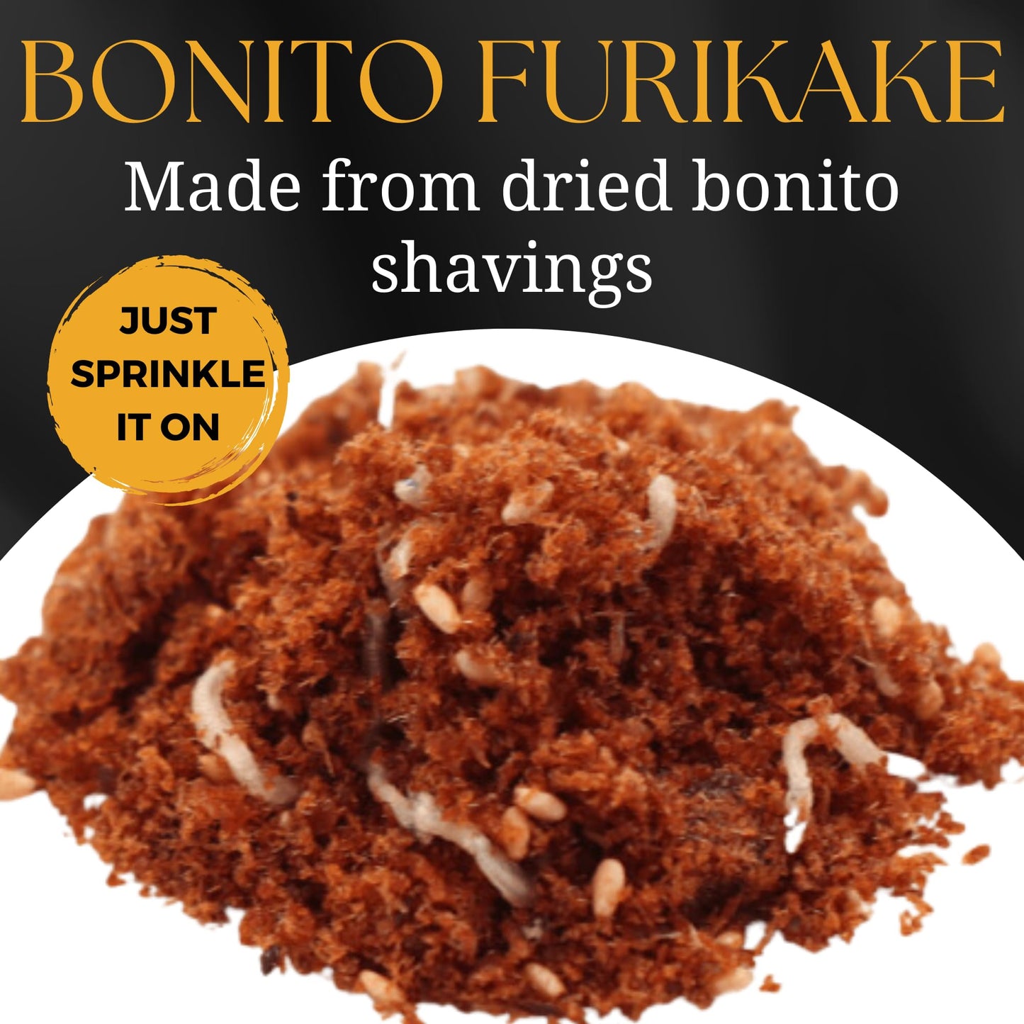 Bonito Flake Furikake with Kombu and Shiitake, Katsuo Shigure, Made in Japan | No MSG, Additive-Free | 2.8oz (80g) by SUI of Tokyo