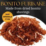 Bonito Flake Furikake with Kombu and Shiitake, Katsuo Shigure, Made in Japan | No MSG, Additive-Free | 2.8oz (80g) by SUI of Tokyo