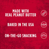Austin Peanut Butter On Toasty Sandwich Crackers, Lunch Snacks, 11oz Tray (8 Packs)