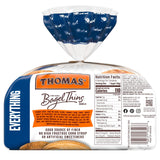 Thomas' Everything Bagel Thins Bagels, 8 Pre-Sliced Bagels, 13 Oz