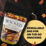 Wicked Mix Snack Mix with Mixed Nuts - Sweet and Salty Snacks Trail Mix Snack Packs with Almonds, Cashews, Pretzels, Pecans - Healthy Snacks Zero