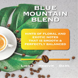 Magnum Exotics Coffee, Blue Mountain Ground Coffee Blend - Light-Medium Roast, Made from 100% Arabica Beans, Rich & Smooth Flavor, Fresh Roast - 1 Lb