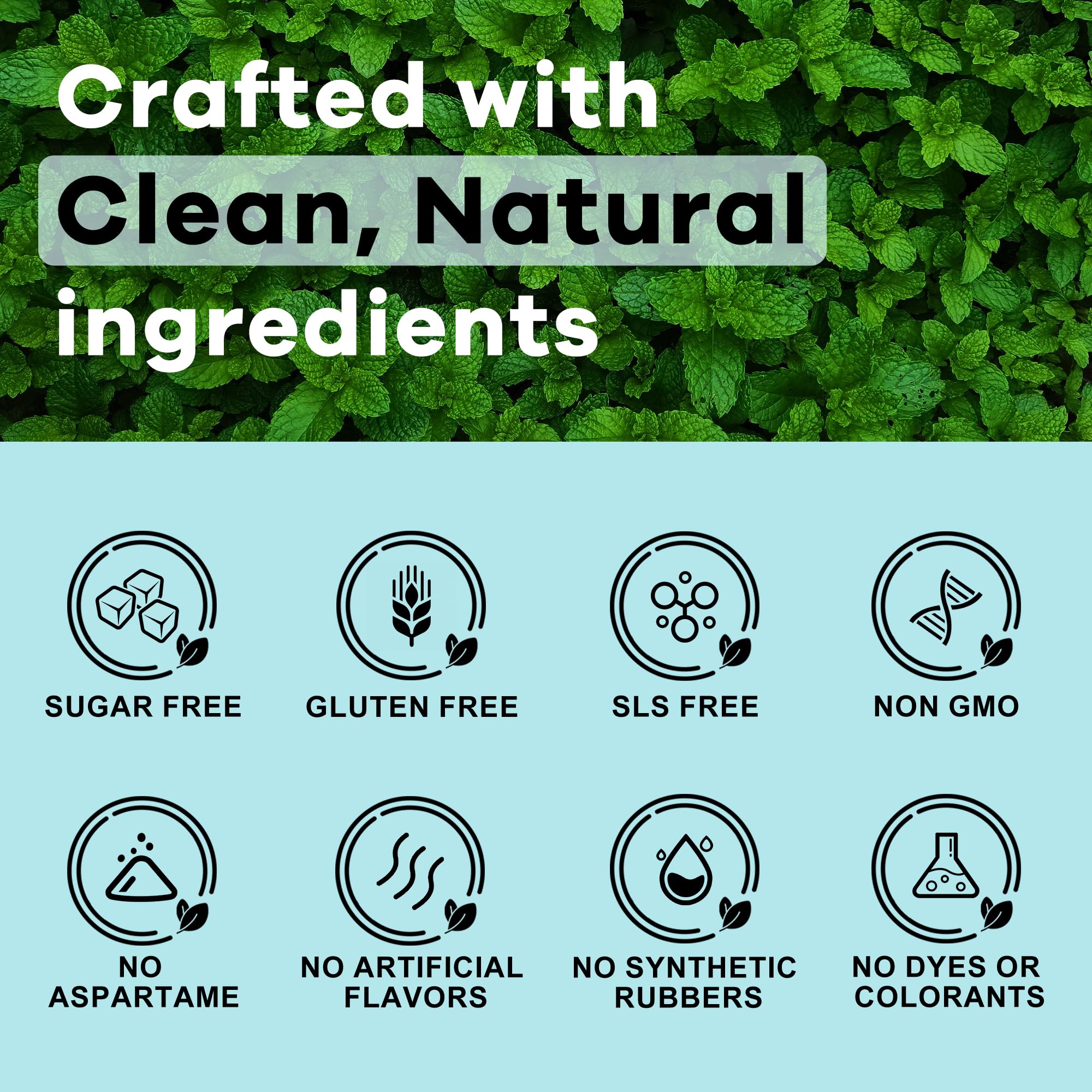 Remineralizing Chewing Gum - Nano Hydroxyapatite Gum with Xylitol for Oral Care, Teeth Remineralization & Fresh Breath | Sugar-Free, Mint Flavor
