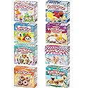 Kracie Popin Cookin DIY Candy Making Kit with ENGLISH INSTRUCTIONS, Assorted Variety Set, Perfect For Kids (Pack of 8)