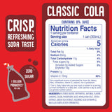 Cove Probiotic Soda, Zero Sugar Better-For-You Alternative - Refreshing, Delicious Probiotic Drink, No Synthetic Colors & Caffeine Free - Classic