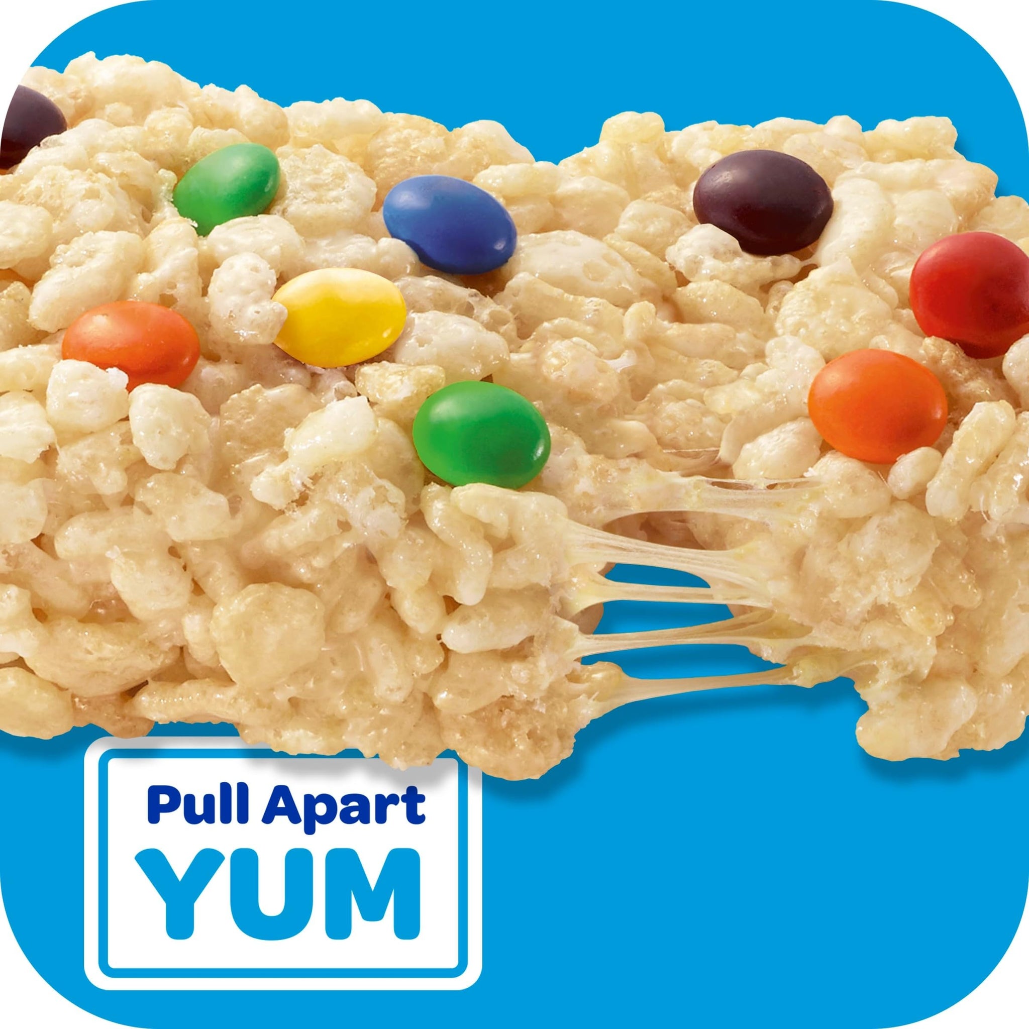 Rice Krispies Treats Marshmallow Snack Bars, Kids Snacks, Rainbow, 5.6oz Box (8 Bars)