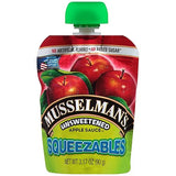Musselmans Unsweetened Squeezable Apple Sauce, 3.17 Ounce - 50 per pack -- 1 each.