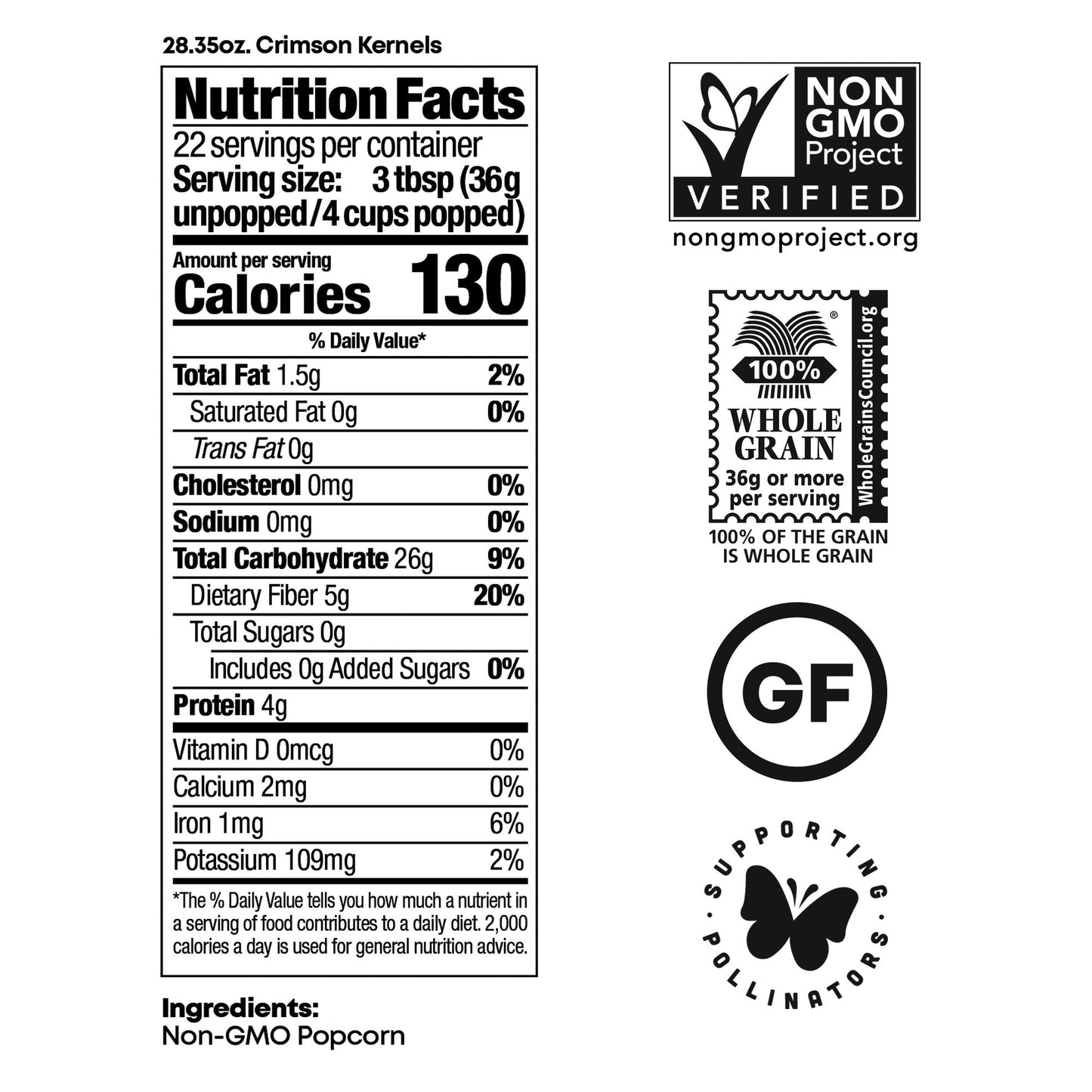 Black Jewell Gourmet Popcorn Kernels, Crimson Red, 28.35 Ounces (Pack of 6)